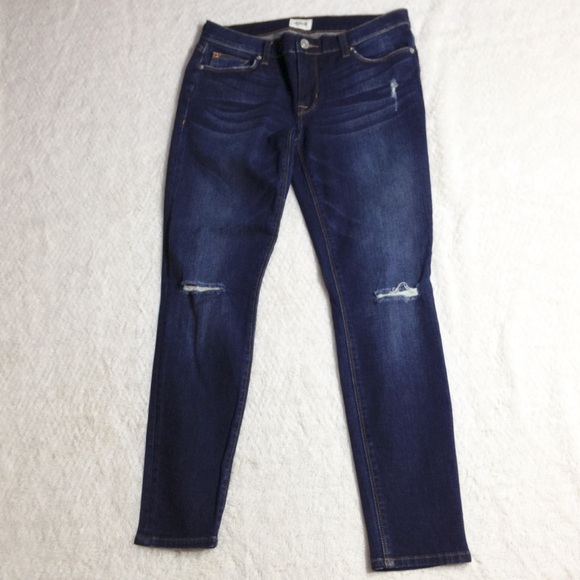 Hudson Krista Distressed Ankle Super Skinny Jeans - Picture 5 of 11